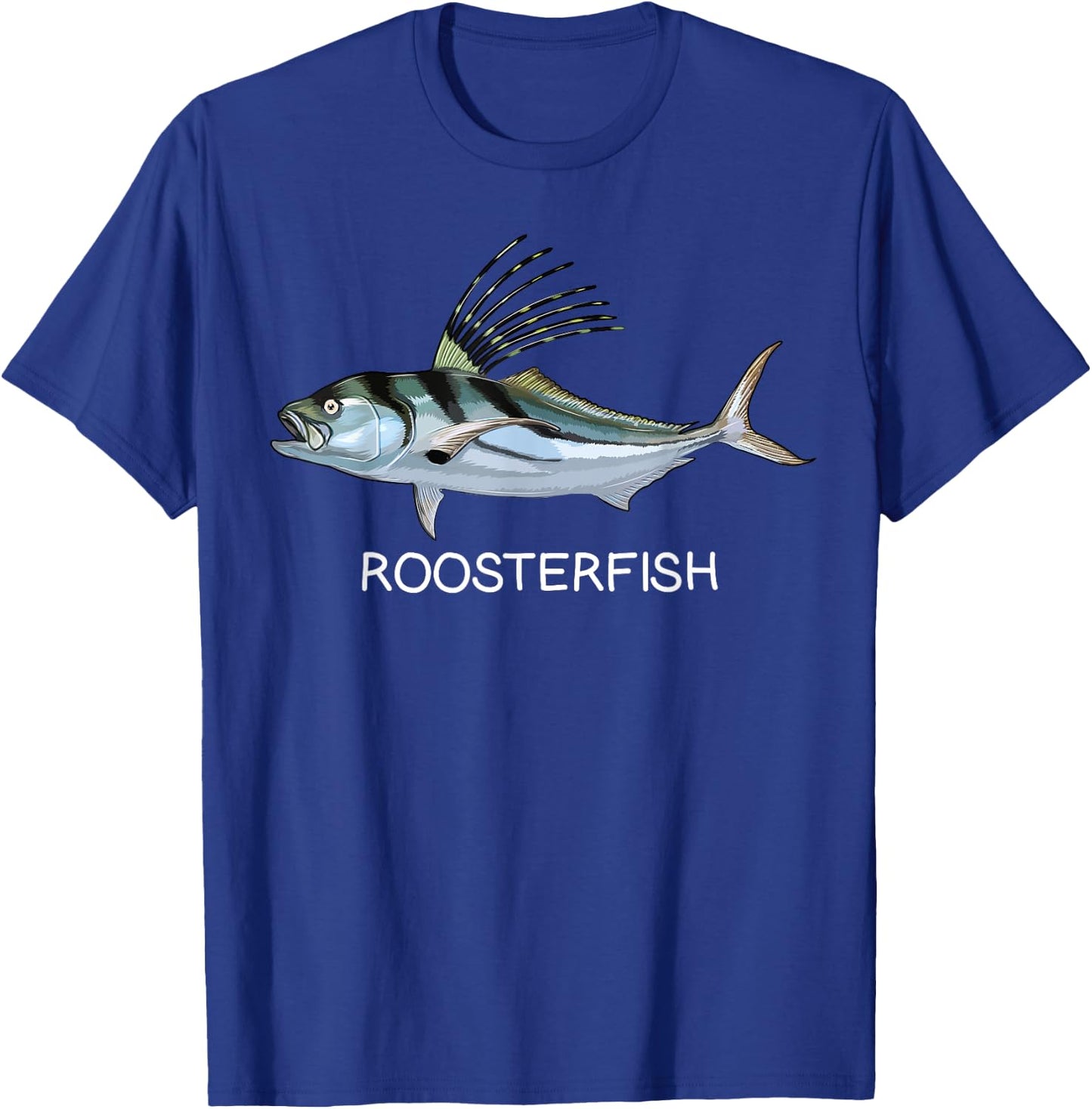 Roosterfish Saltwater Game Fish T-Shirt - T-Shirt | Royal