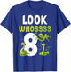 8th Reptile Birthday Eight Year Old Snake Birthday Party T-Shirt - T-Shirt | Royal