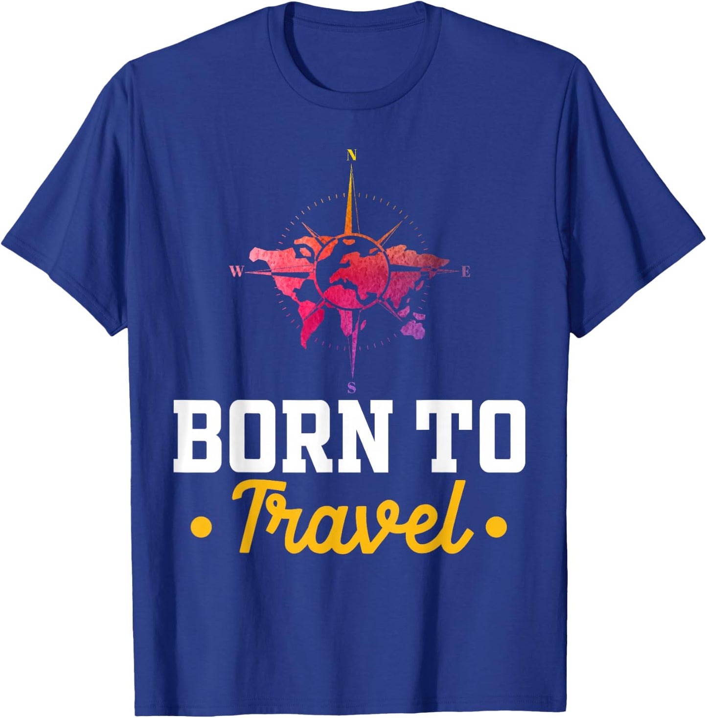 Geboren um zu Reisen - Reisen T-Shirt - T-Shirt | Royal