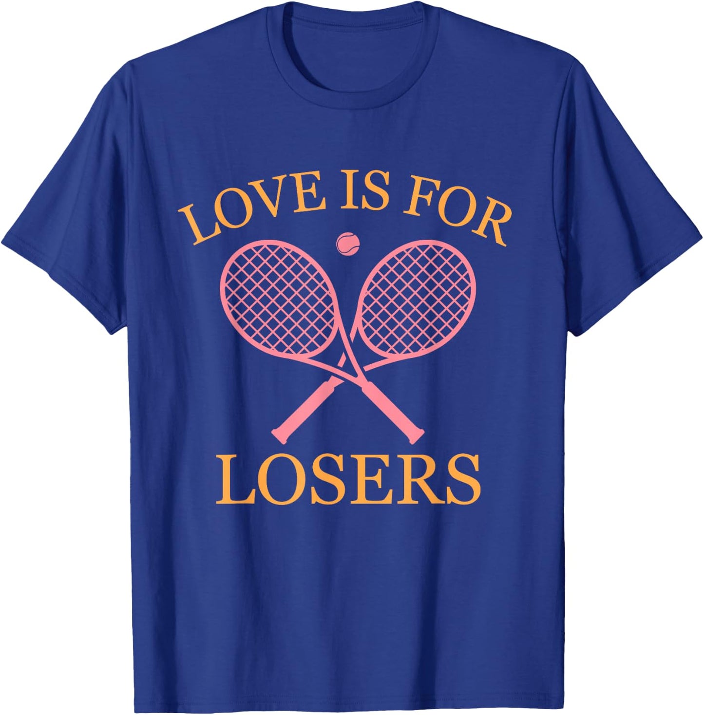 Love Is For Losers Retro 90's Tennis Lover Women T-Shirt - T-Shirt | Royal