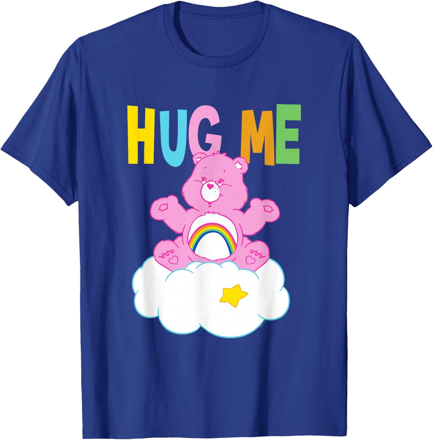Care Bears Hug Me Cheer Bear Cloud Cute Cartoon T-Shirt - T-Shirt | Royal