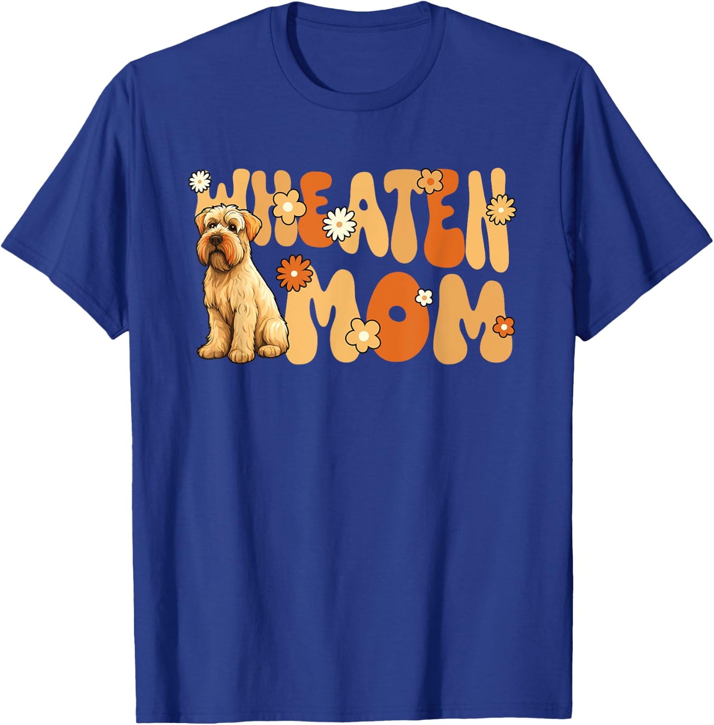 Irish Soft Coated Wheaten Terrier World's Best Wheaten Mom T-Shirt - T-Shirt | Royal