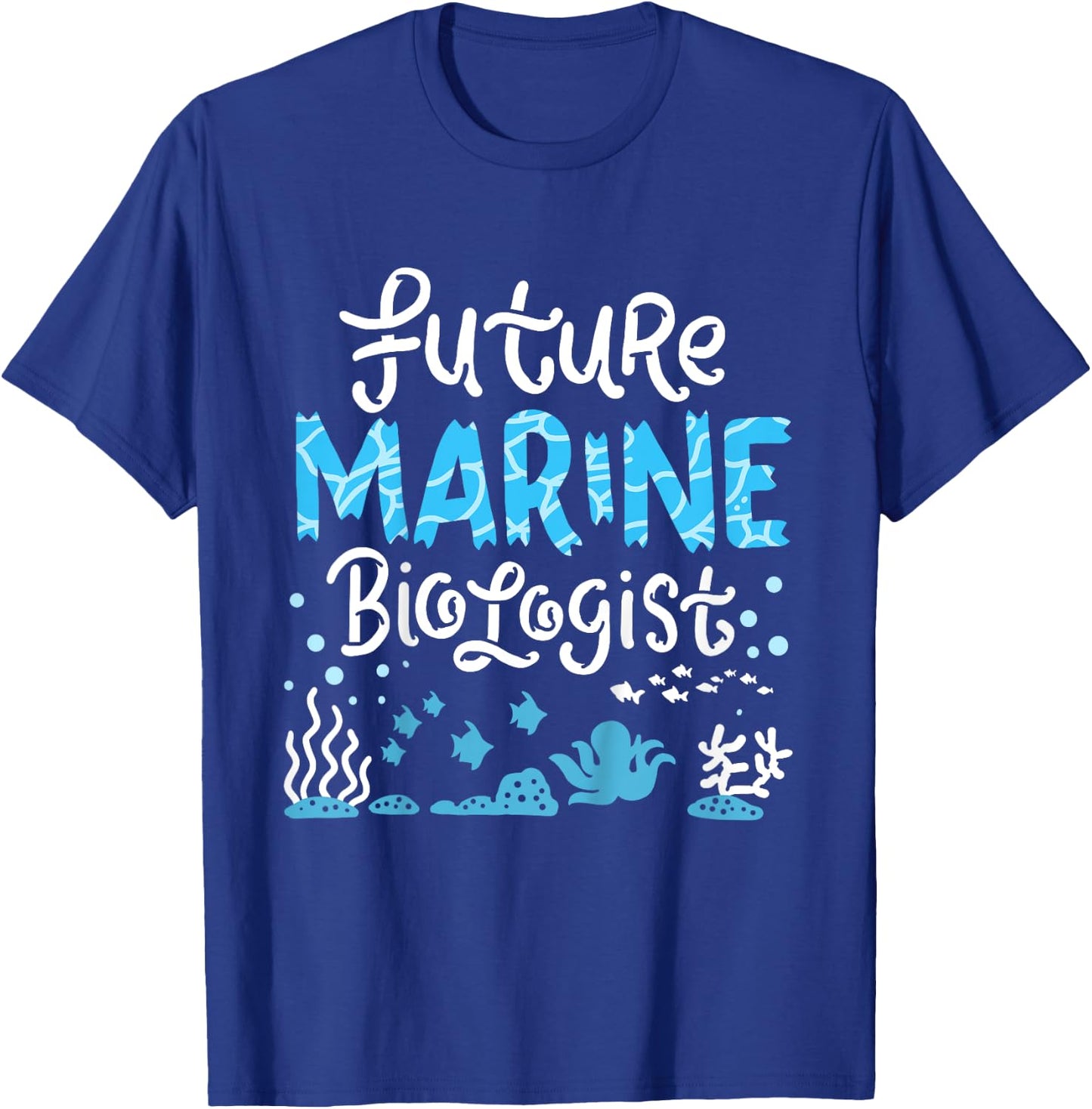 Kids Future Marine Biologist T-Shirt - T-Shirt | Royal