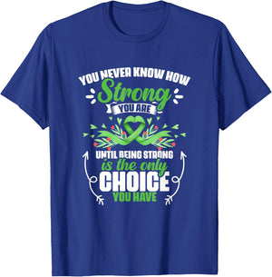 How Strong You Are - Bile Duct Cancer Gallbladder Cancer T-Shirt - T-Shirt | Royal
