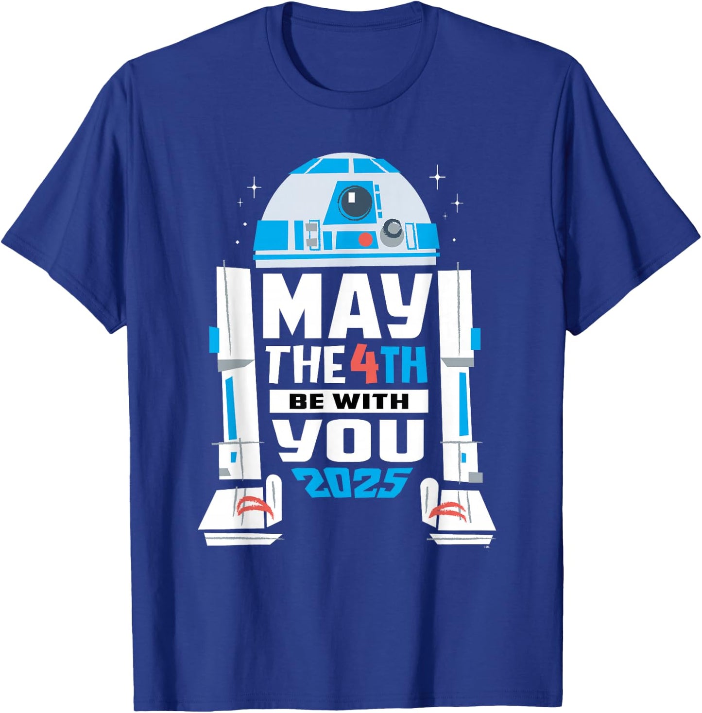 Star Wars R2-D2 May the 4th Be With You 2025 Star Wars Day , Black, S T-Shirt - T-Shirt | Royal