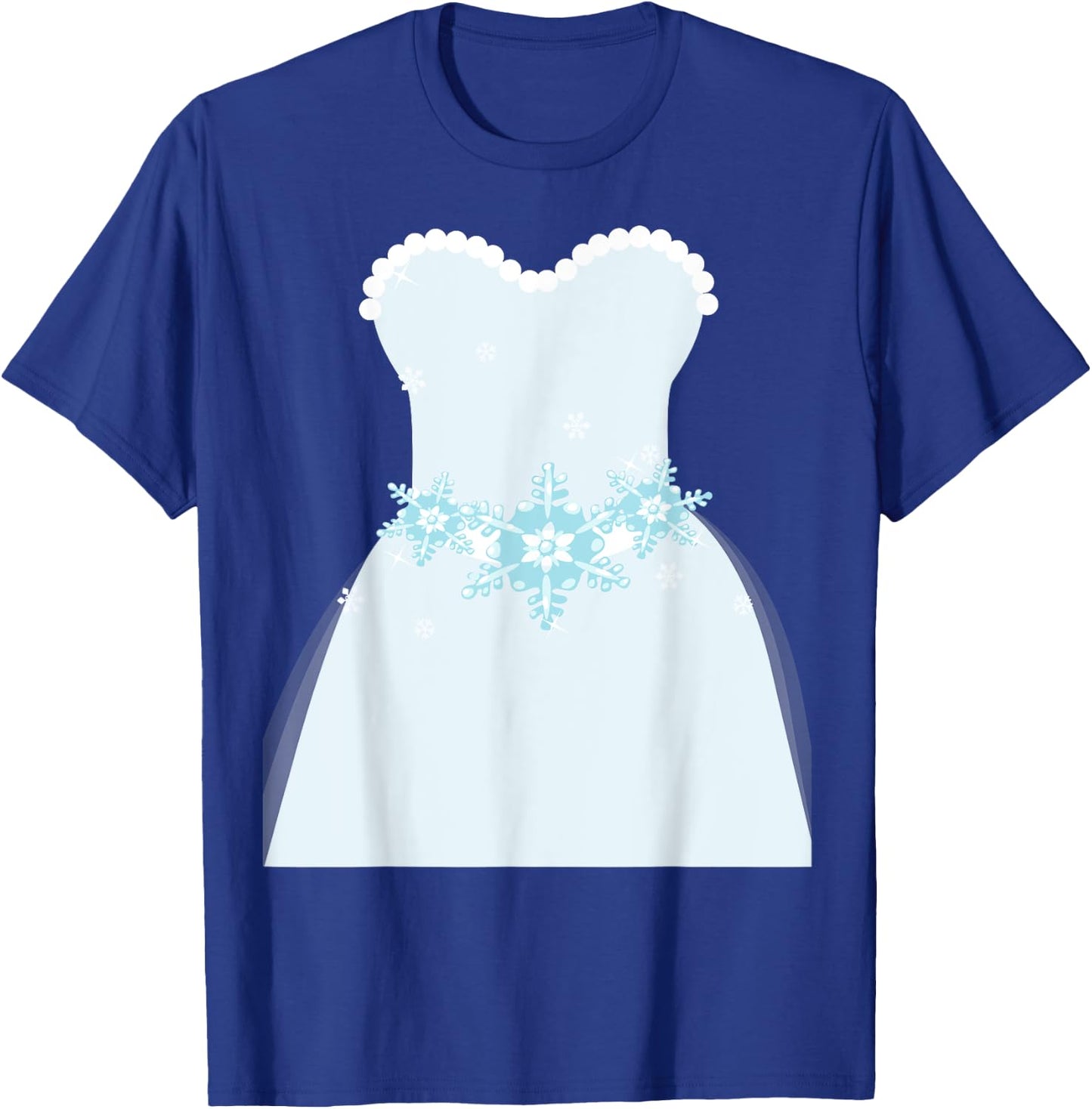 Simple Wedding Dress Gift Bridal Showers gift T-Shirt - T-Shirt | Royal