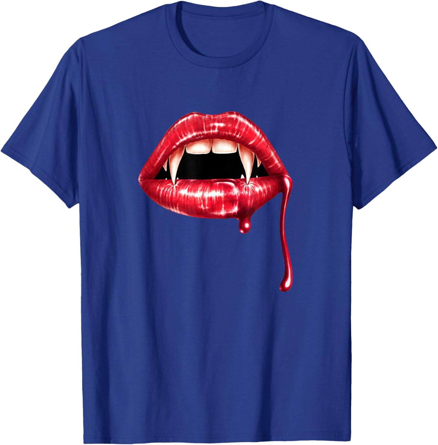 Lips Halloween Pumpkin Scary Sweet or Sour T-Shirt - T-Shirt | Royal