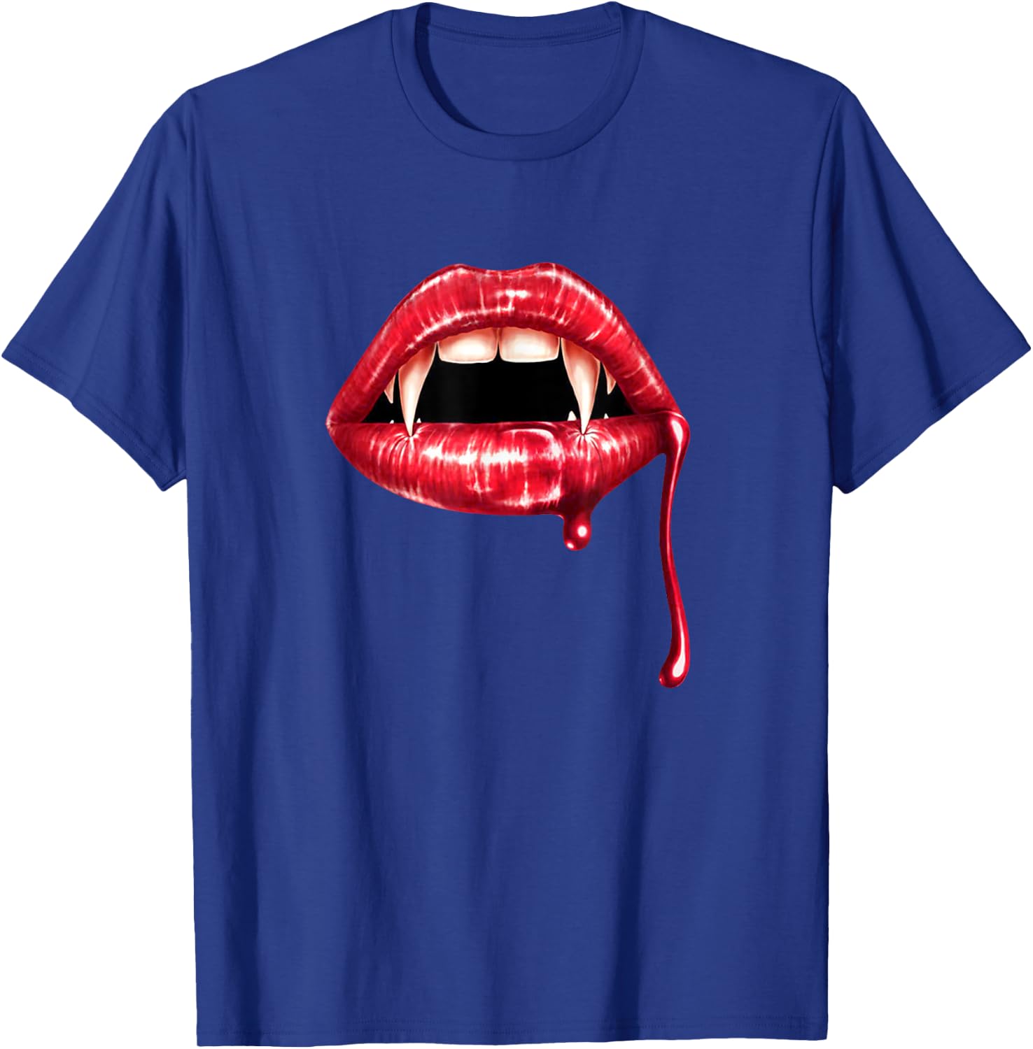 Lips Halloween Pumpkin Scary Sweet or Sour T-Shirt - T-Shirt | Royal