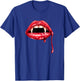 Lips Halloween Pumpkin Scary Sweet or Sour T-Shirt - T-Shirt | Royal