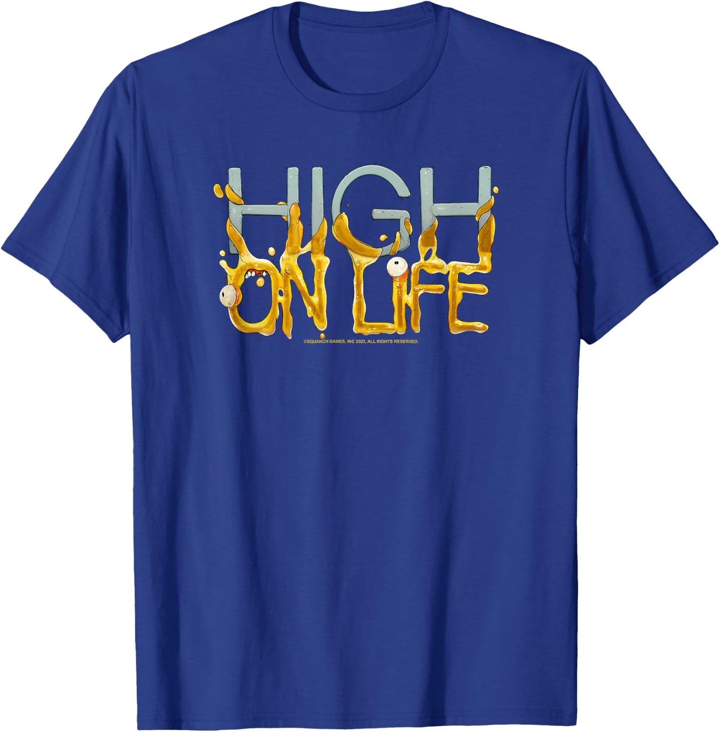 High on Life Official Video Game Logo T-Shirt - T-Shirt | Royal