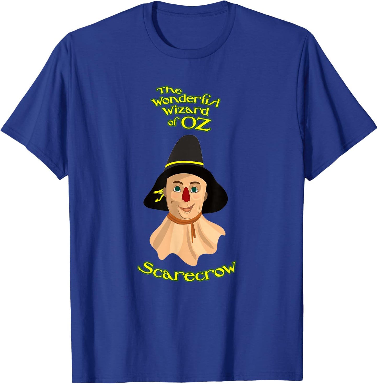 Scarecrow the wonderful wizard of oz book, original design T-Shirt - T-Shirt | Royal