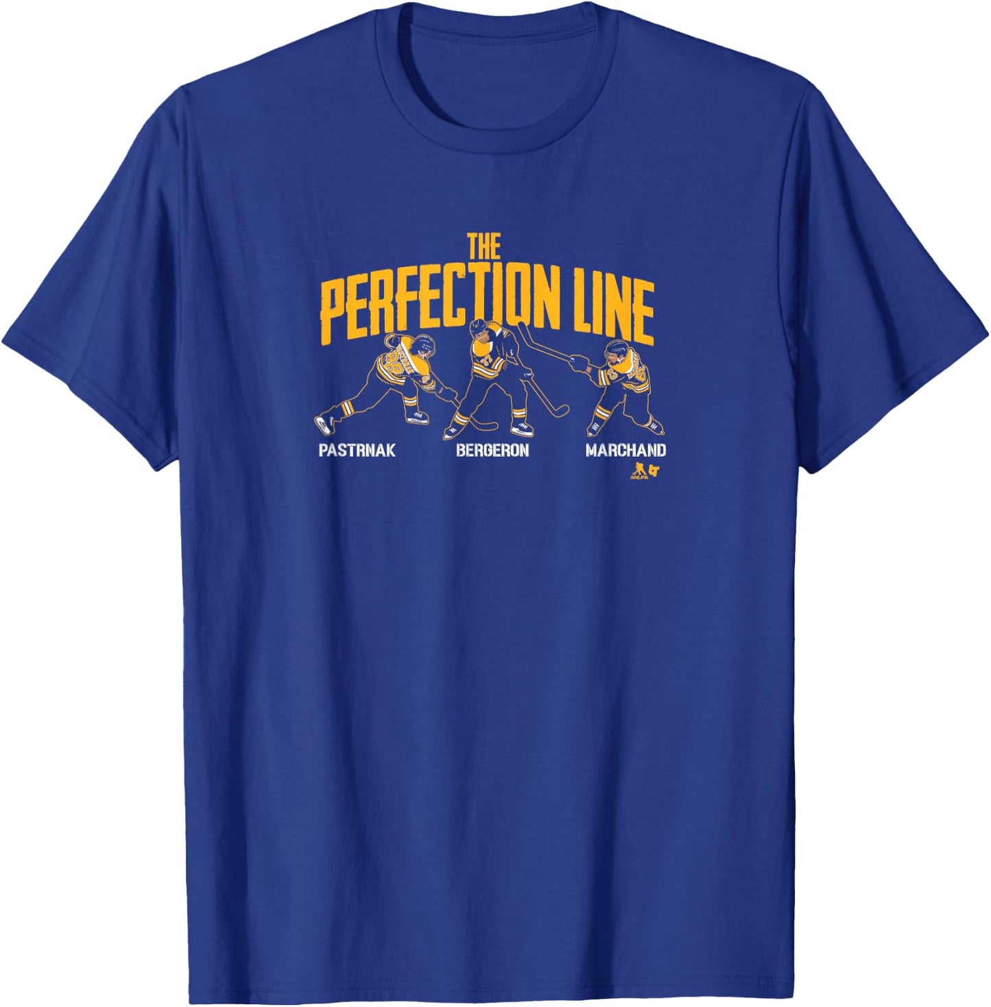 The Perfection Line - Boston Hockey T-Shirt - T-Shirt | Royal