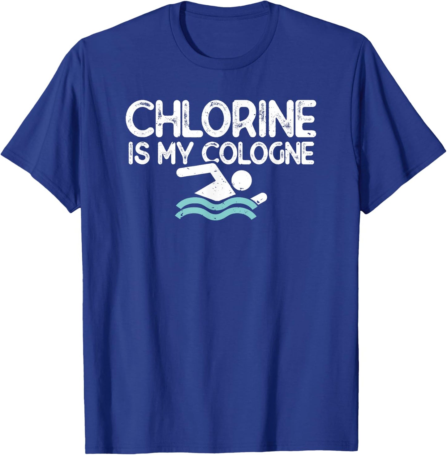 Men Swimming Saying Funny Swimmer T-Shirt - T-Shirt | Royal