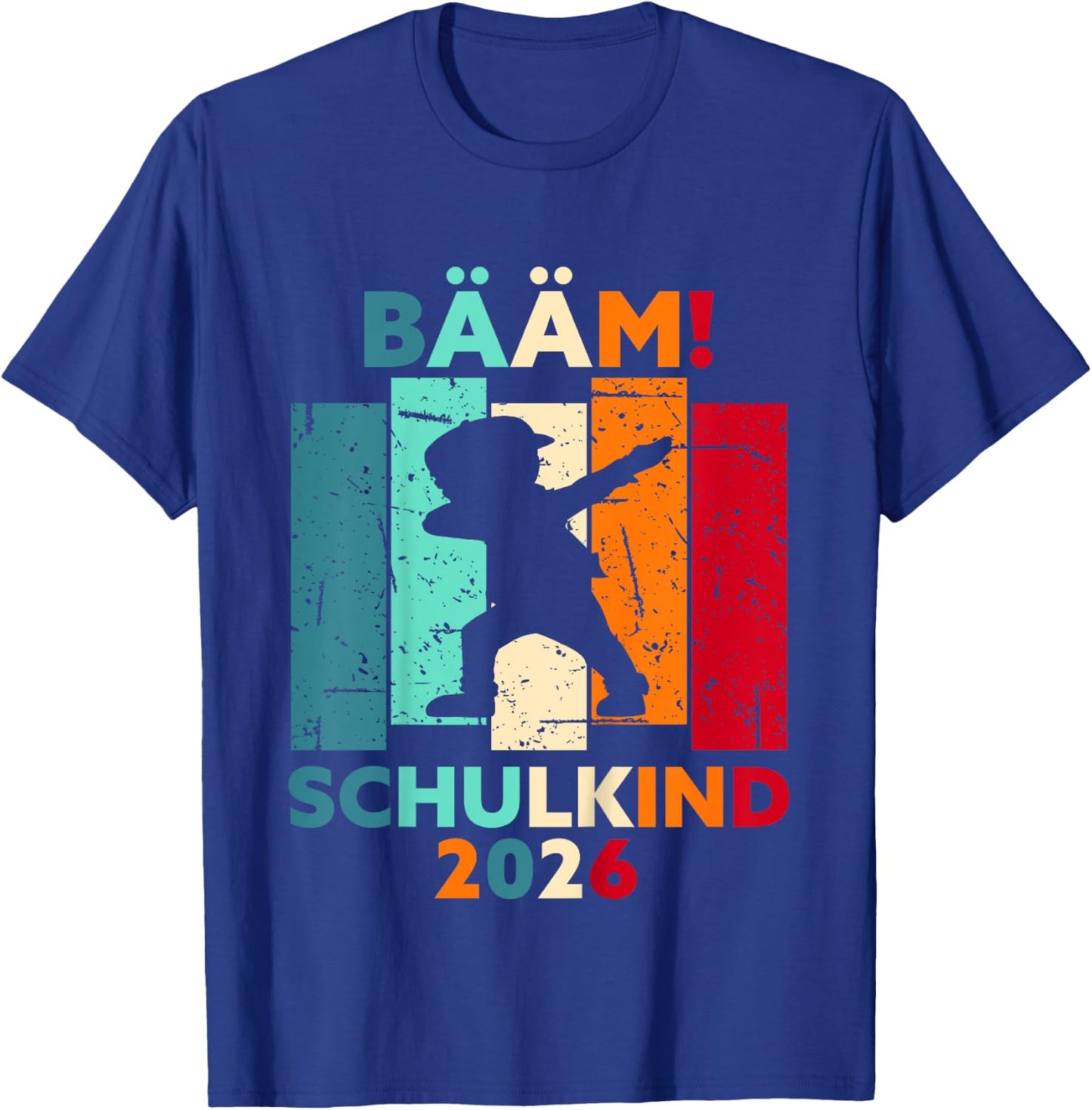 Children's Bääm! Schulkind 2026 First Day of School , black T-Shirt - T-Shirt | Royal