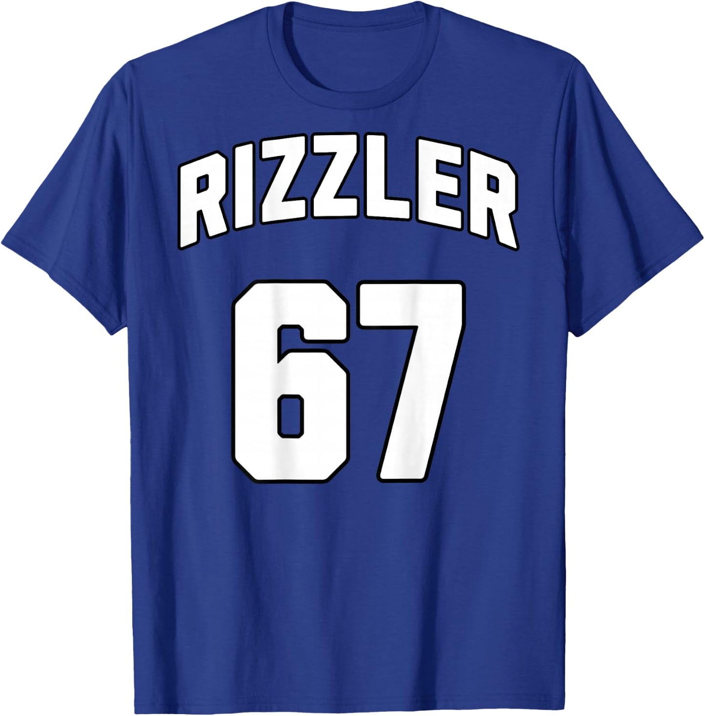 Jersey RIZZLER 67 at the back T-Shirt - T-Shirt | Royal