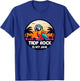 Vintage Fun Summer Tropical Island Music - Jamming Trop Rock T-Shirt - T-Shirt | Royal