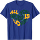 Herzform mit Aufschrift "All You Need Is Love" T-Shirt - T-Shirt | Royal