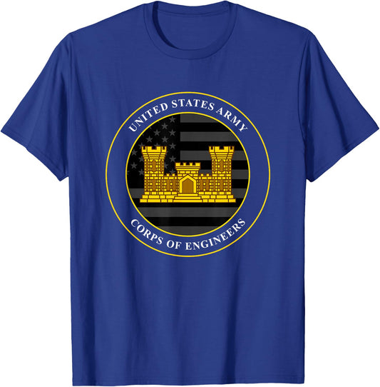 Army Corps of Engineers USACE T-Shirt - T-Shirt | Royal