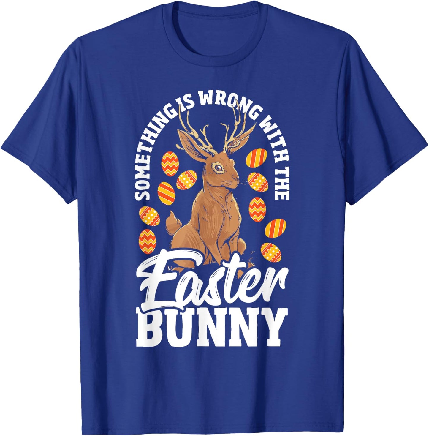 Jackalope Easter Rabbit Funny Mythical Jackalope T-Shirt - T-Shirt | Royal