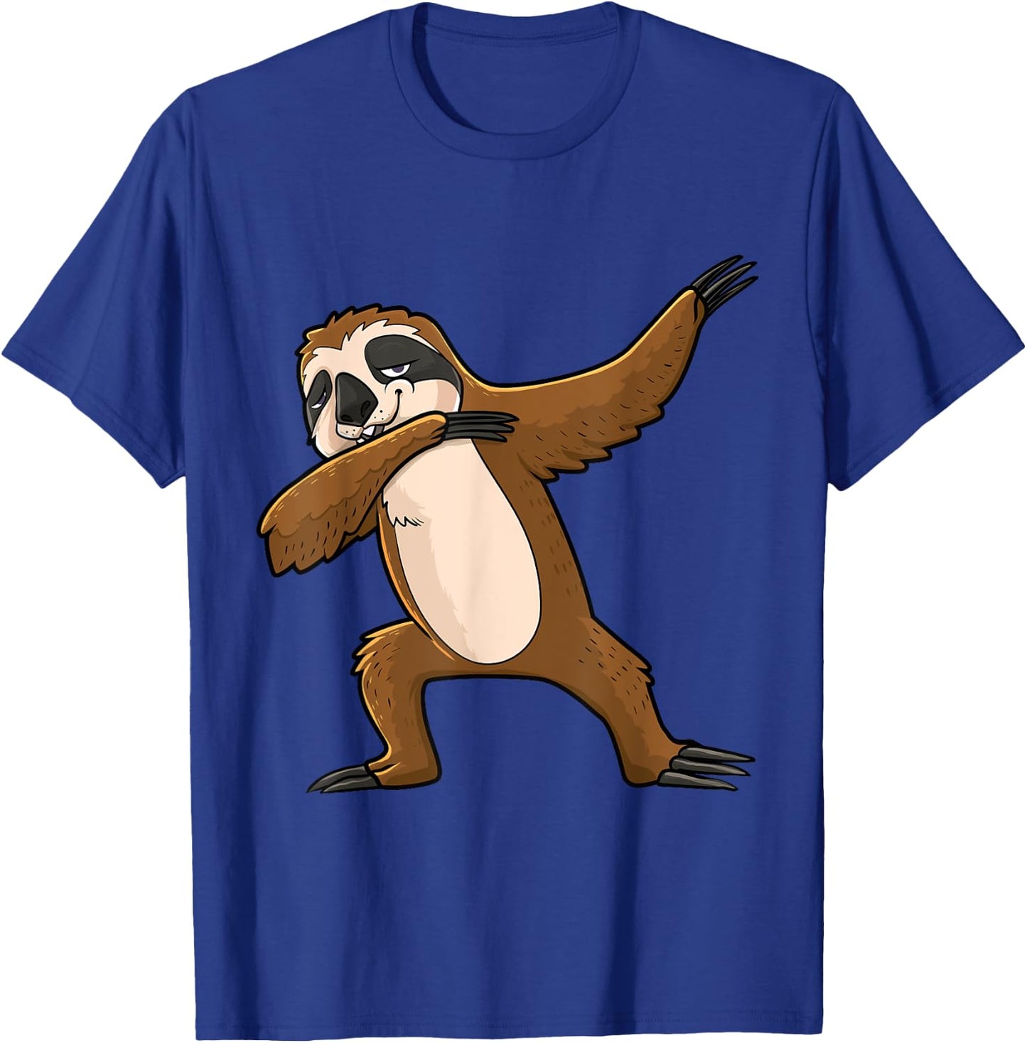 Dabbing Sloth Lazy Animal Lover Men Women Kids T-Shirt - T-Shirt | Royal