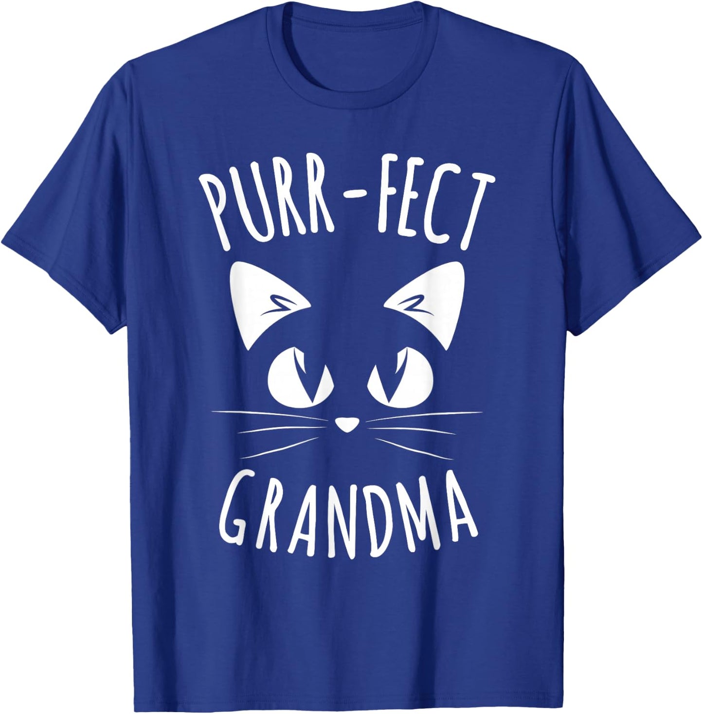 Purr-FECT Grandma Fur Mom Cute Cat Lover Animal Gift T-Shirt - T-Shirt | Royal
