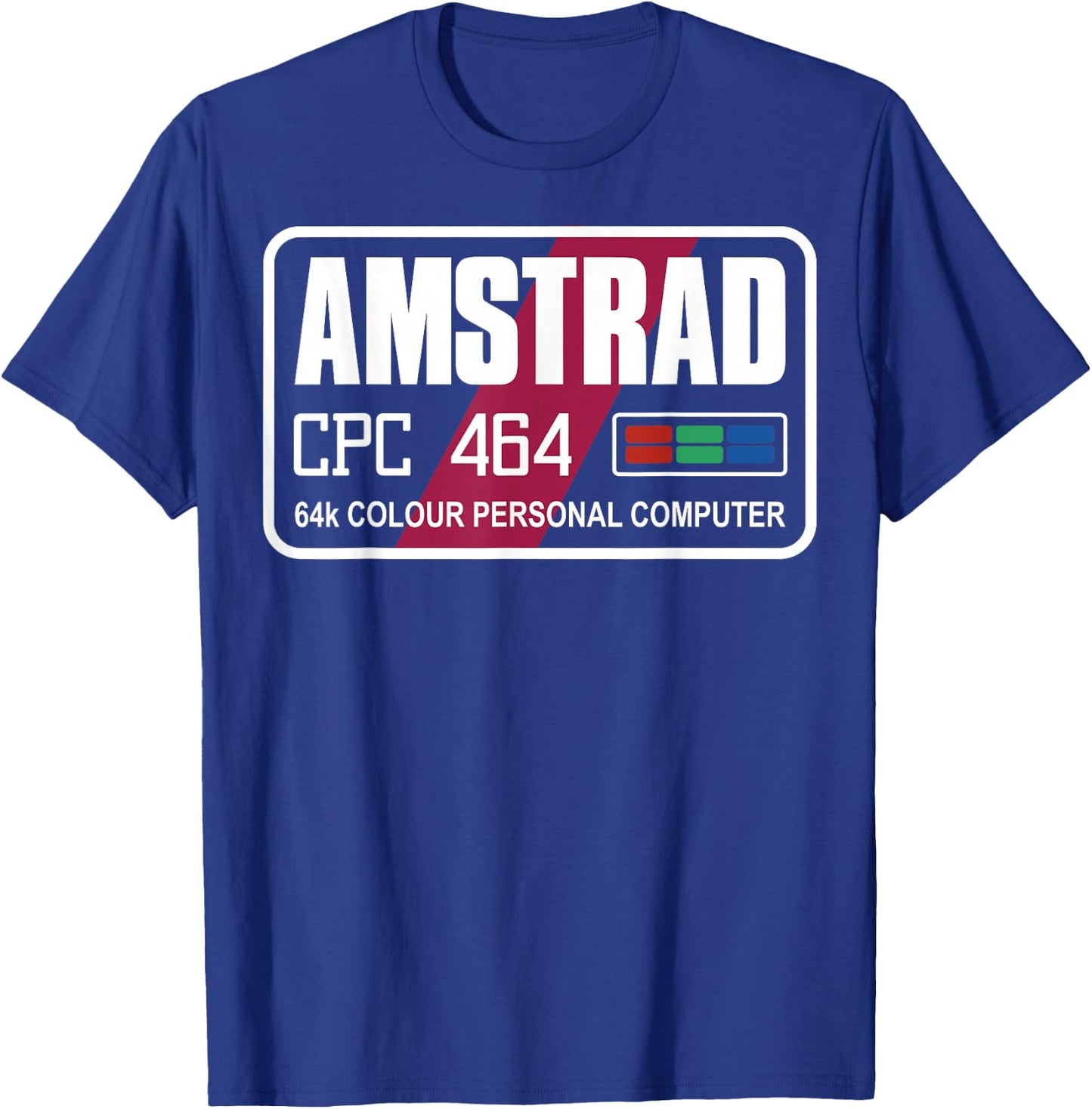 AMSTRAD - CPC 464 , Blue, S T-Shirt - T-Shirt | Royal