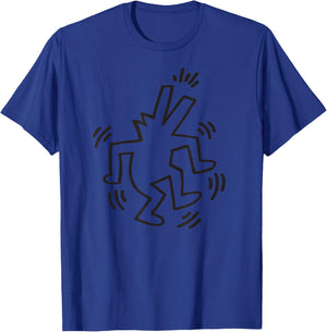 Keith Haring Tanzende Hunde-Kunstwerk T-Shirt - T-Shirt | Royal