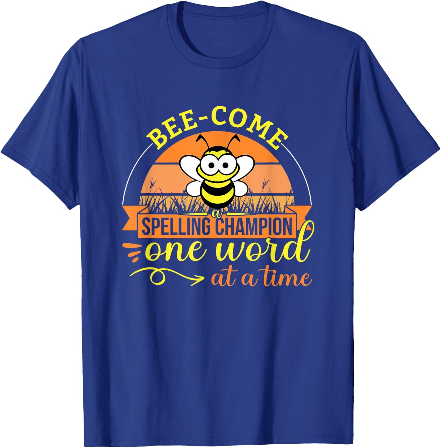 Spelling Bee Champion Competition Word Speller Spelling Bee T-Shirt - T-Shirt | Royal