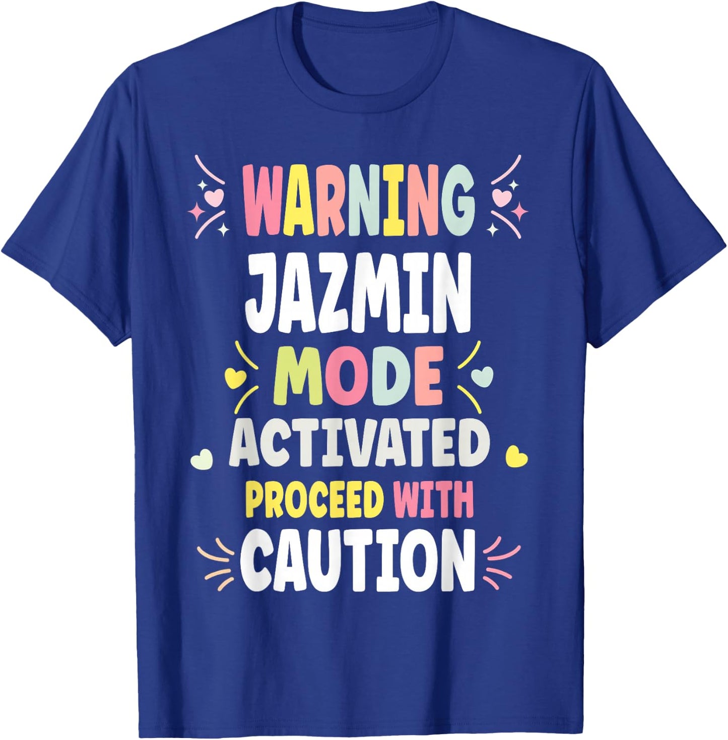JAZMIN Personalized Women's Gift Custom JAZMIN T-Shirt - T-Shirt | Royal