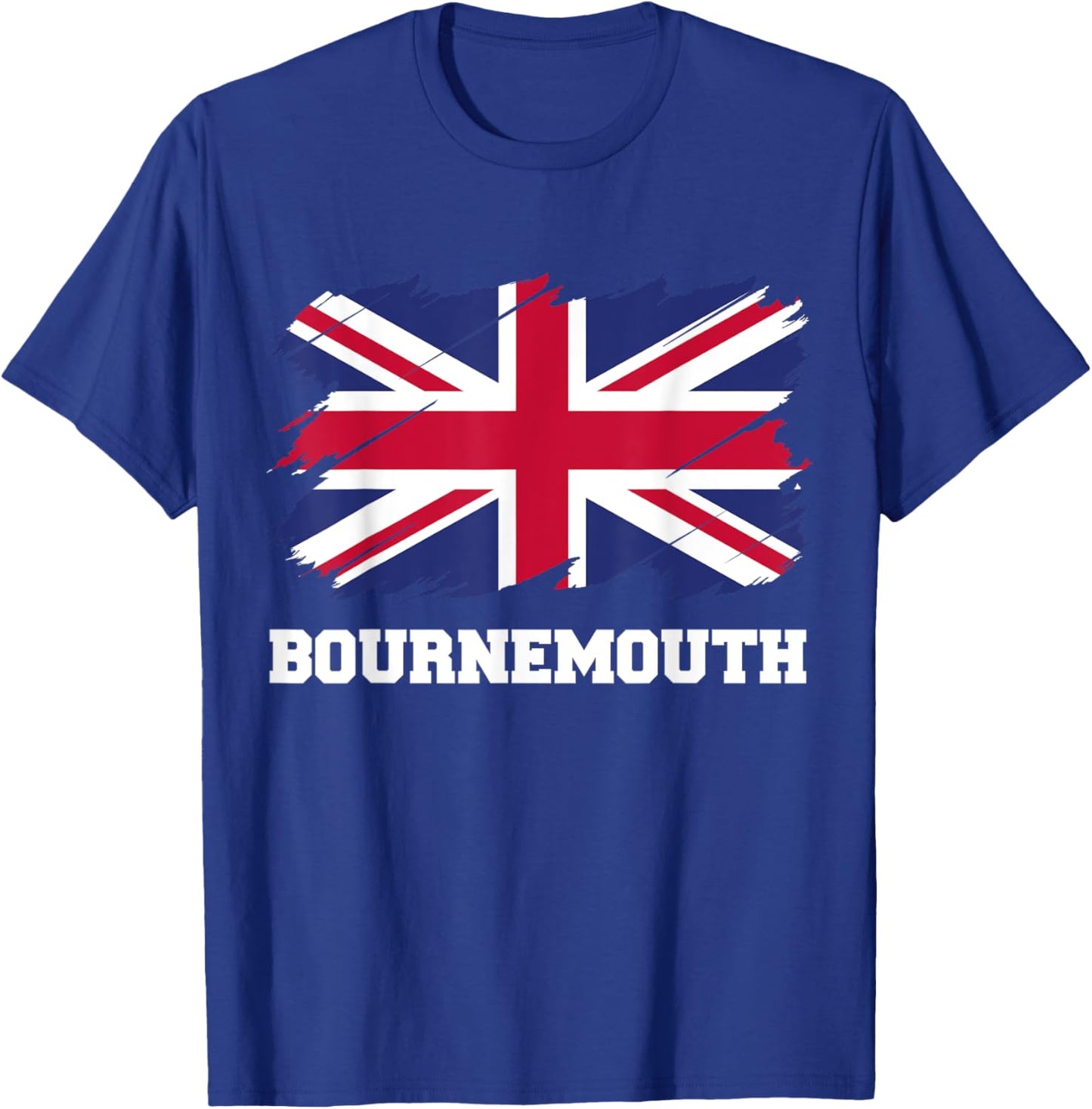 Bournemouth UK Union Flag Bournemouth , Black, S T-Shirt - T-Shirt | Royal