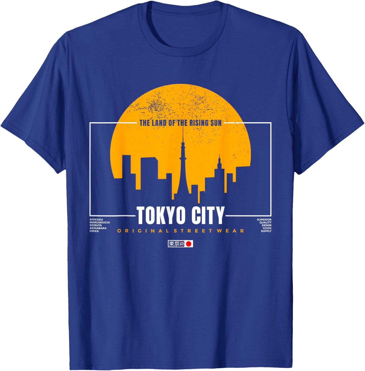 The Land Of The Rising Sun Tokyo City T-Shirt - T-Shirt | Royal