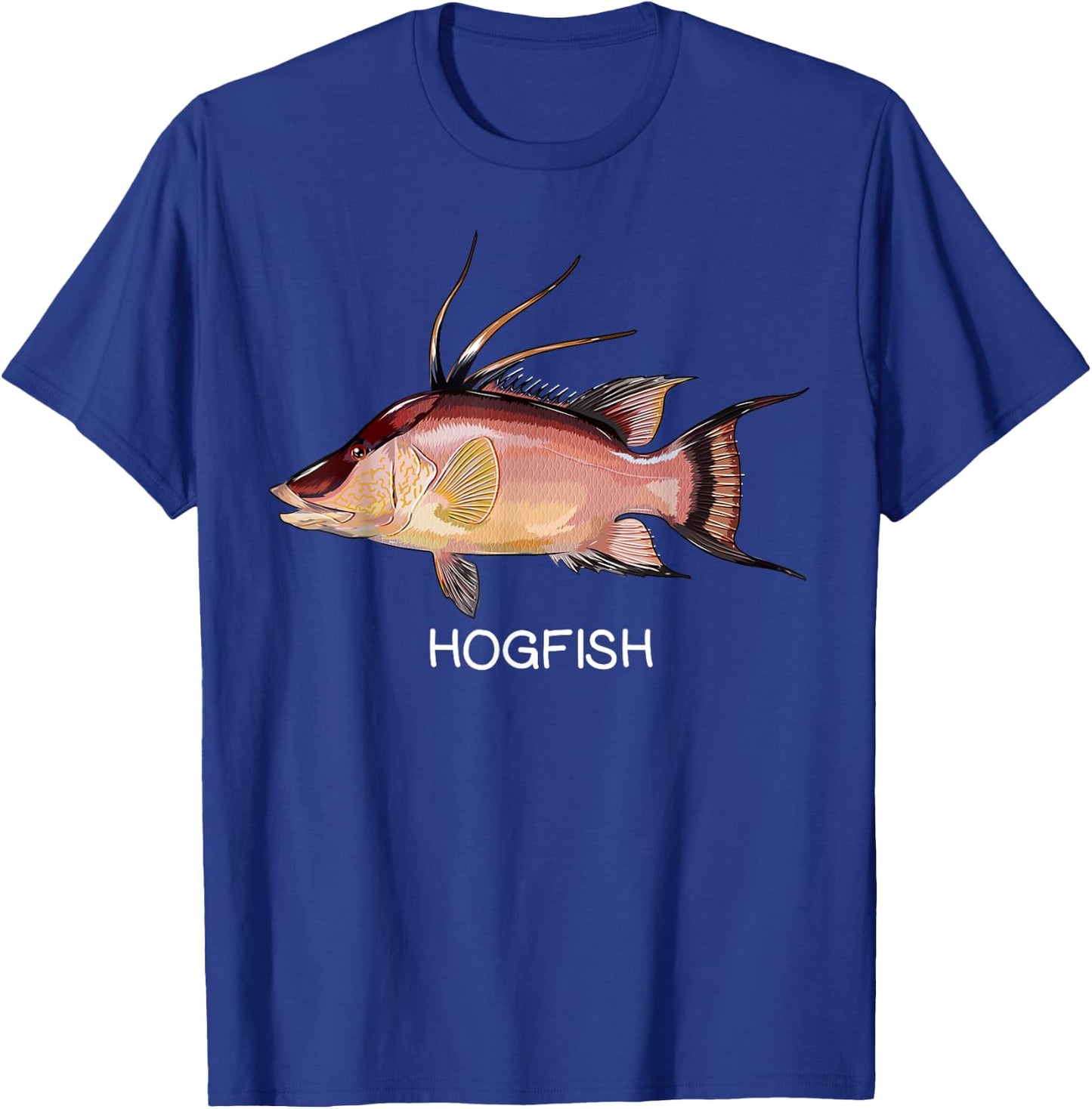 Hogfish Saltwater Game Fish T-Shirt - T-Shirt | Royal