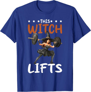 This Witch Lifts T-Shirt - T-Shirt | Royal