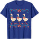 Patriotic Goose 4th of July Cute USA Vintage Coquette Bow T-Shirt - T-Shirt | Royal