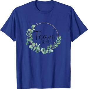 Women's Team Bride Stag Party Wedding Eucalyptus , White, s T-Shirt - T-Shirt | Royal