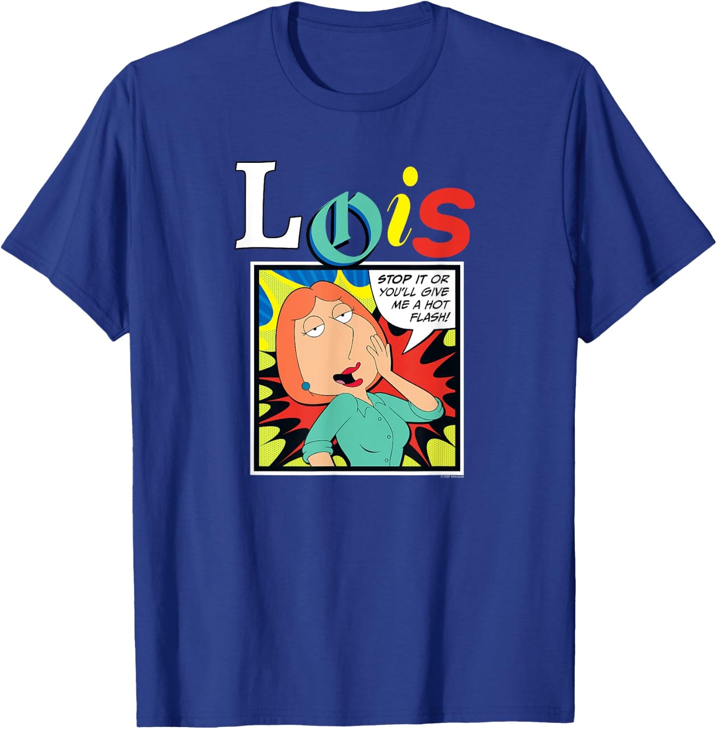 Ripple Junction x Family Guy Give Me Hot Flash Lois Griffin , Black, S T-Shirt - T-Shirt | Royal