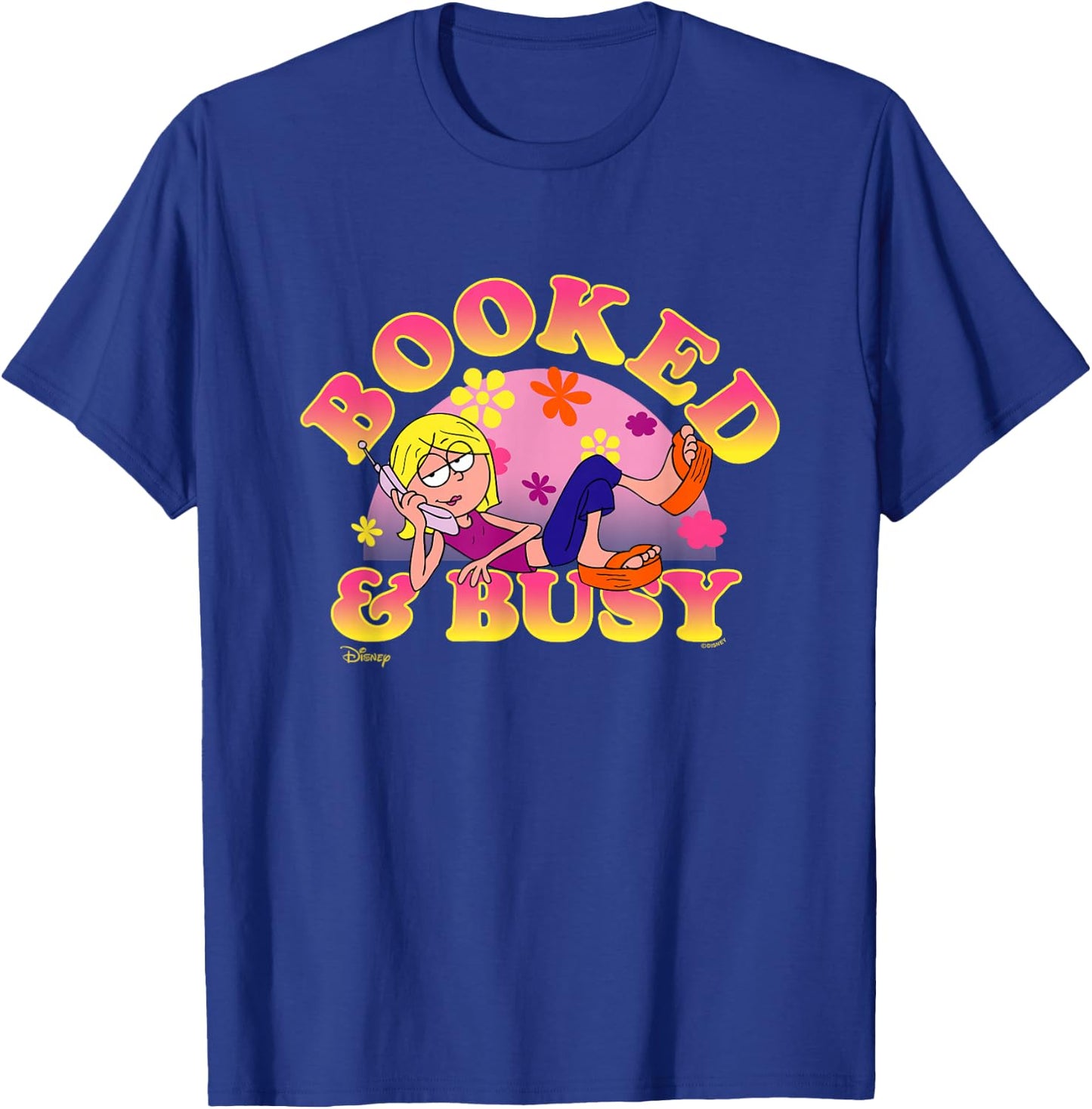 Disney Lizzy McGuire Booked And Busy T-Shirt - T-Shirt | Royal