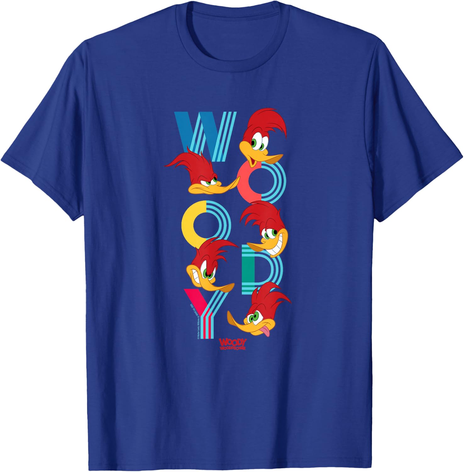 Woody Woodpecker T-Shirt - T-Shirt | Royal