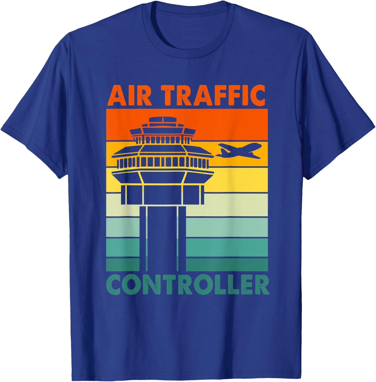 Retro Air Traffic Controller T-Shirt - T-Shirt | Royal