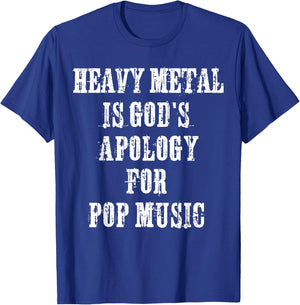 Heavy Metal Head Funny Rock Metal Fan Festival Gift T-Shirt - T-Shirt | Royal