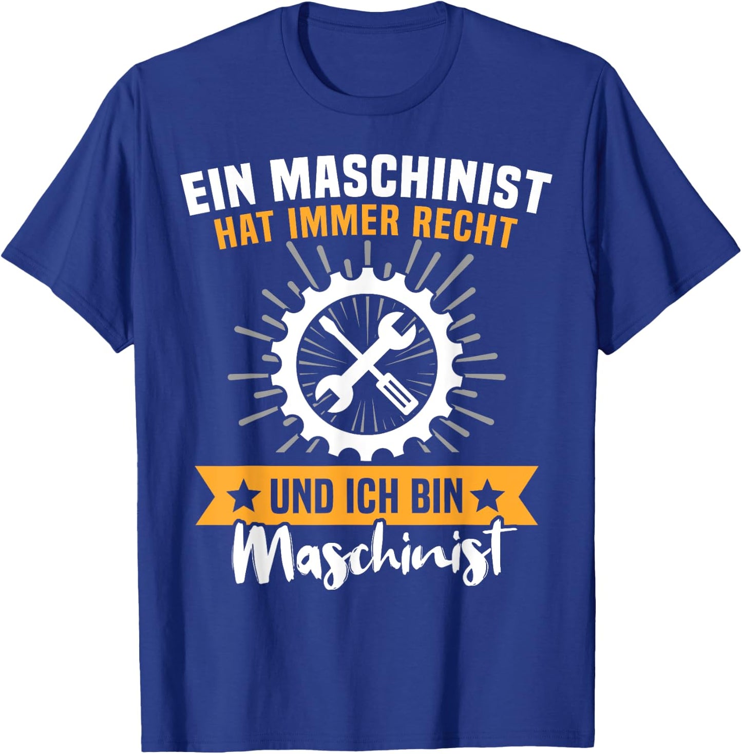 with German Text "Voluntige Feuerwehr" ("Voluntary Fire"), black, s T-Shirt - T-Shirt | Royal