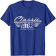 Classic 1962 Limited Edition Vintage Car Birthday T-Shirt - T-Shirt | Royal