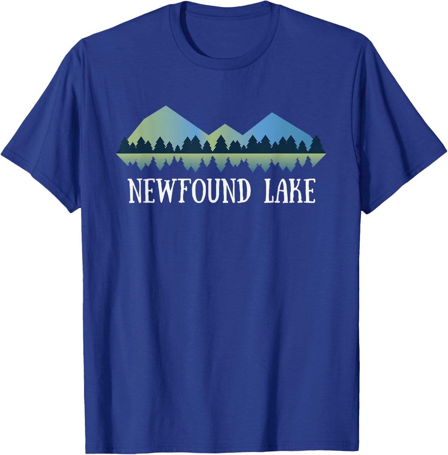 New Hampshire Shirt | Newfound Lake NH T-Shirt - T-Shirt | Royal