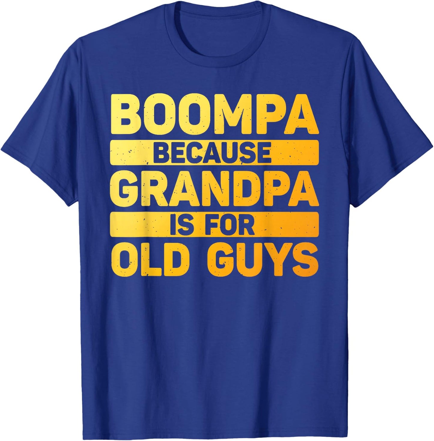 Boompa Design For Grandpa From Grandkids Father's Day Boompa T-Shirt - T-Shirt | Royal