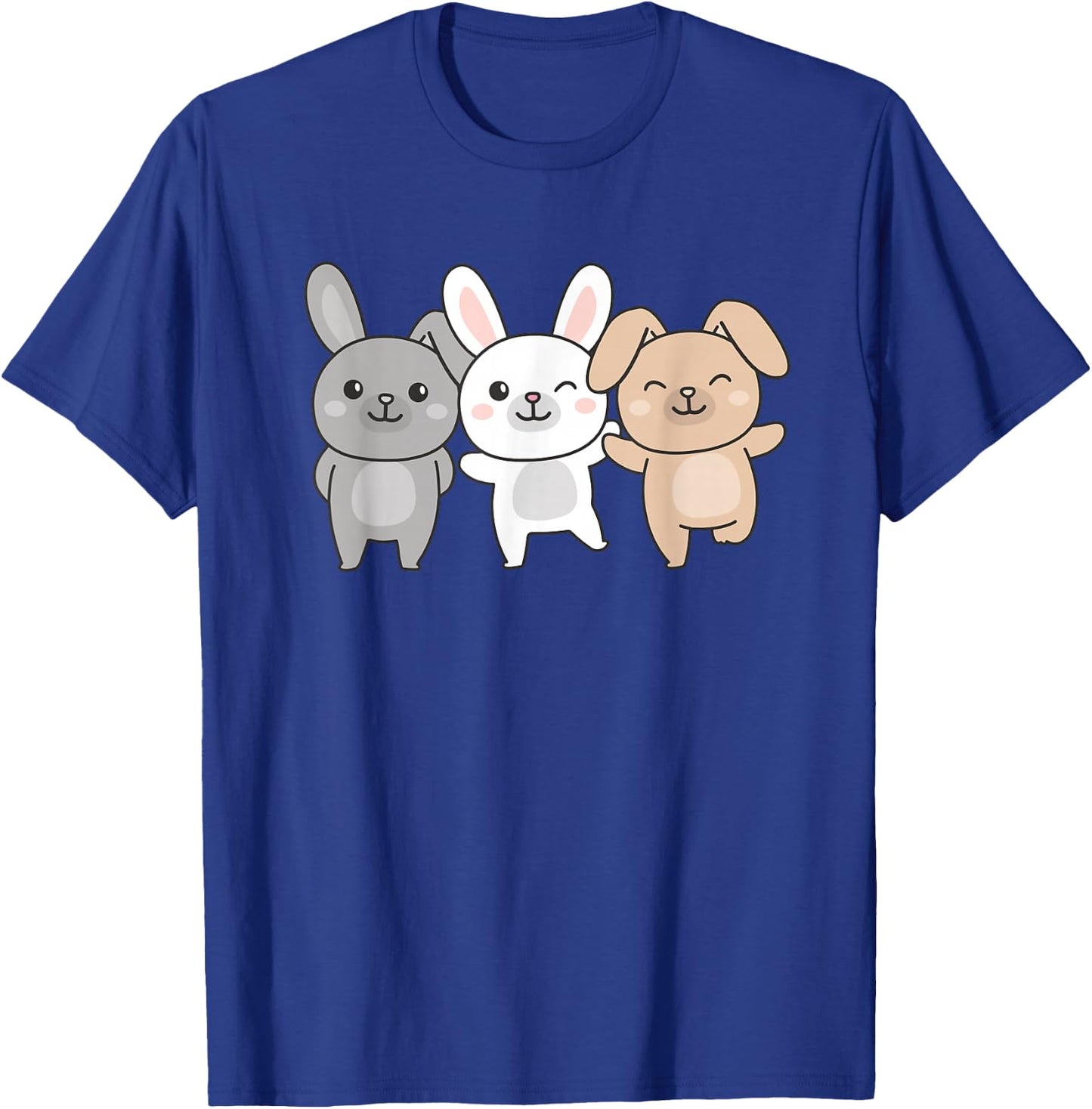 Rabbit Cute Animals for Children Manga Rabbits T-Shirt - T-Shirt | Royal