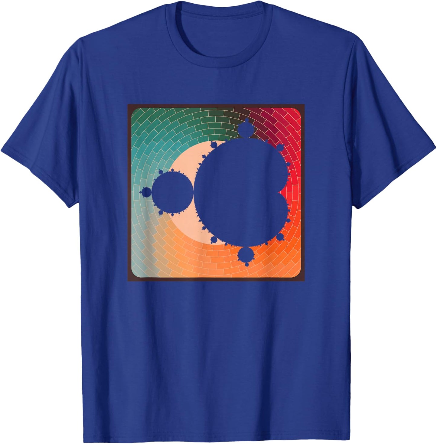 Fractal Mandelbrot Set - Retro Style T-Shirt - T-Shirt | Royal