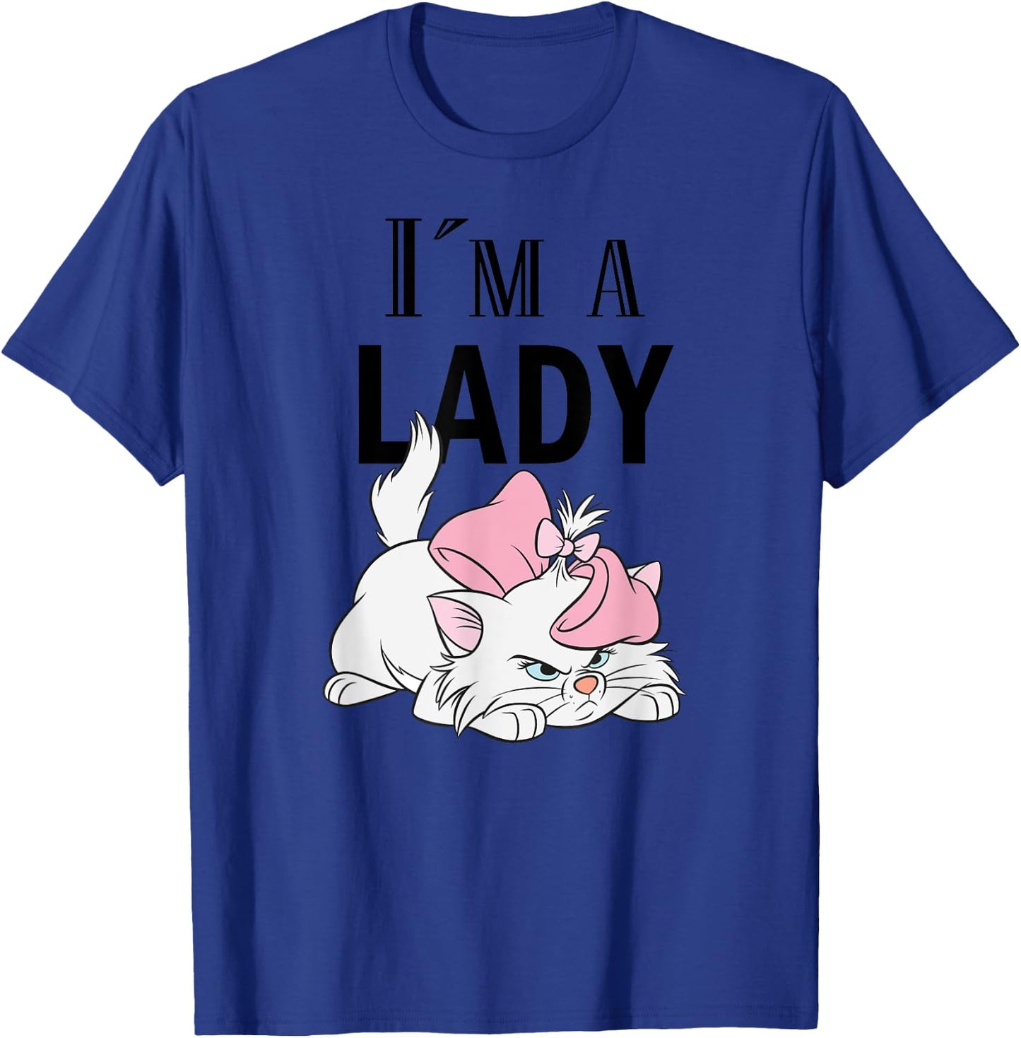 Aristocats, I'm a Lady Cat , grey, S T-Shirt - T-Shirt | Royal