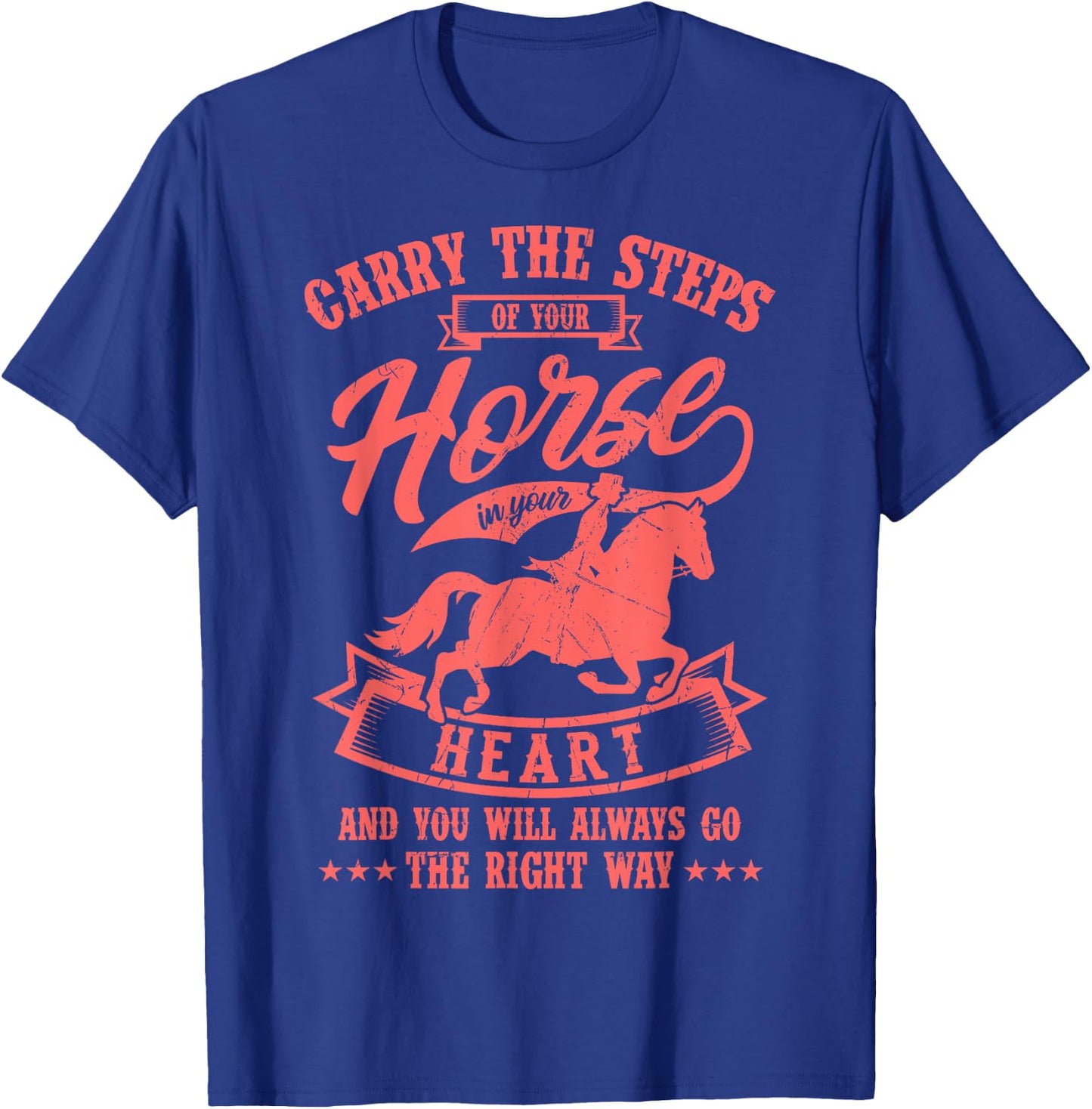 Funny Horse Shirt Women Horse Gift Girls T-Shirt - T-Shirt | Royal