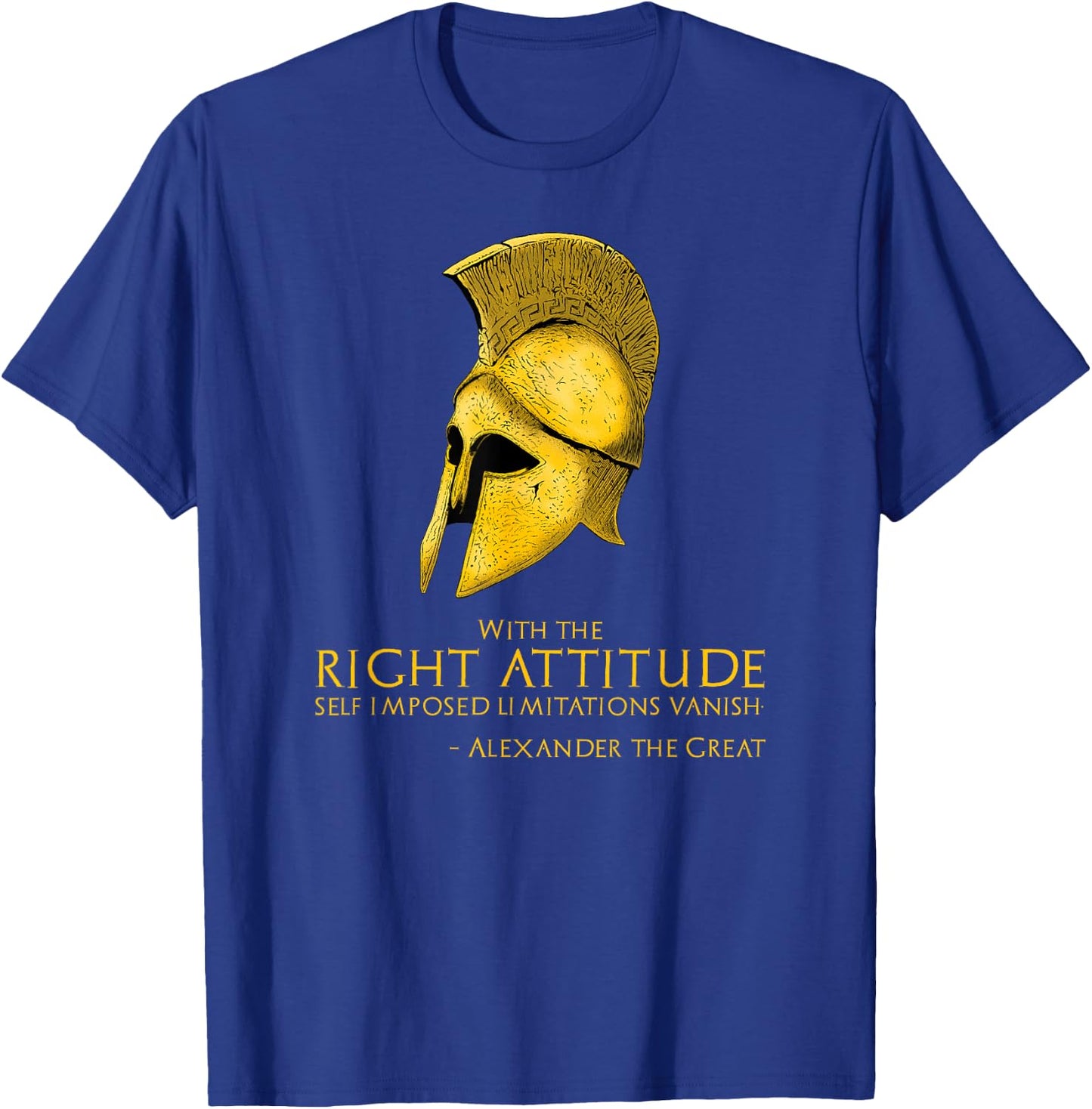Motivating Alexander The Great Quote - Ancient Greek History T-Shirt - T-Shirt | Royal