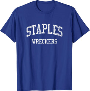 Staples High School HS Westport CT Vintage Sports T-Shirt - T-Shirt | Royal